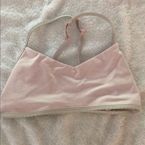 Lululemon light pink sports bra
